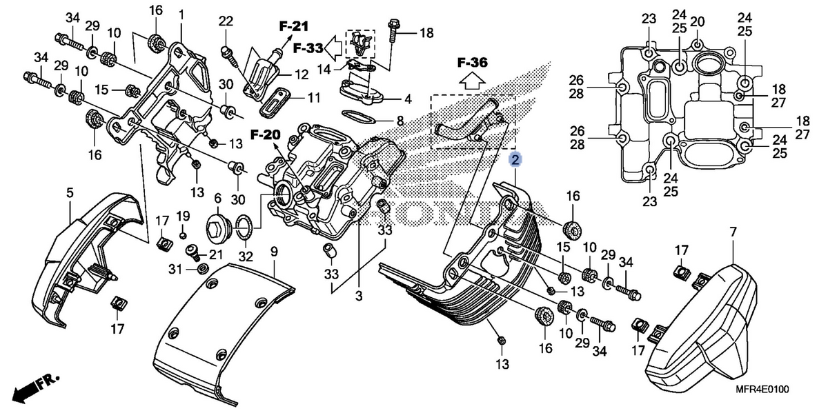 Honda OEM part 12271-MFR-670