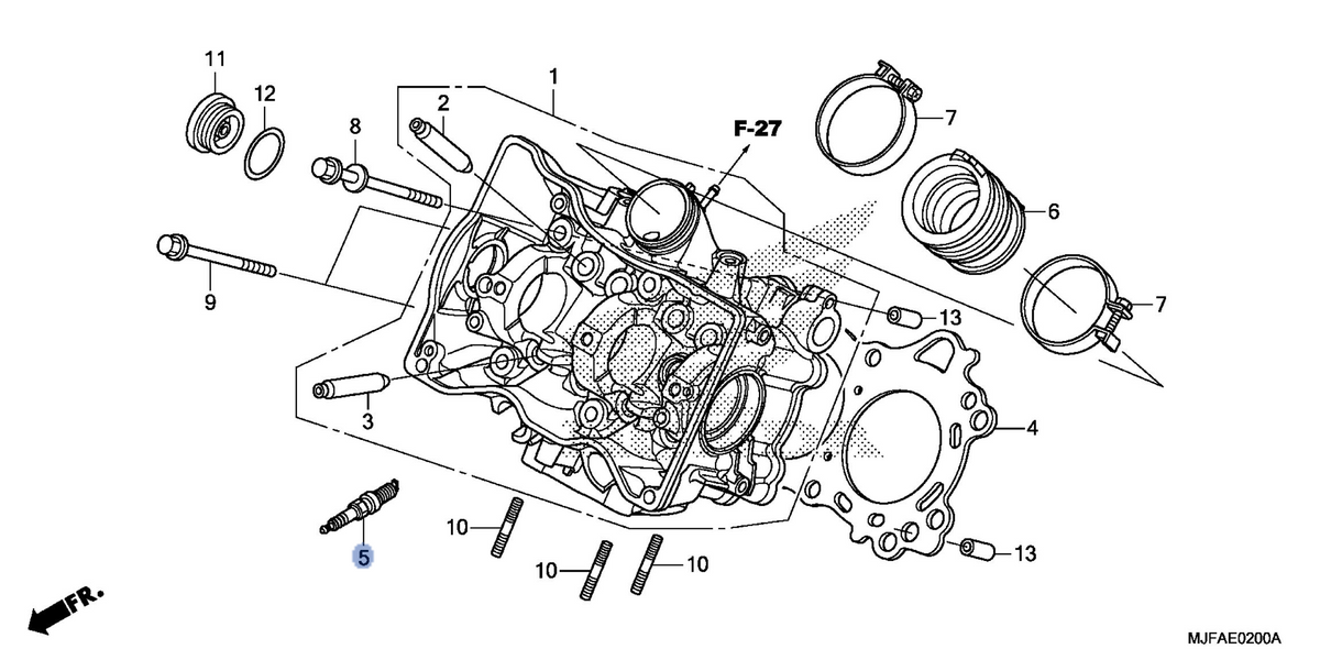 Honda OEM part 12290-RSH-003