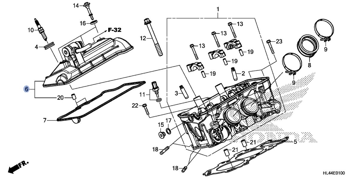 Honda OEM part 12300-HL4-AJ0