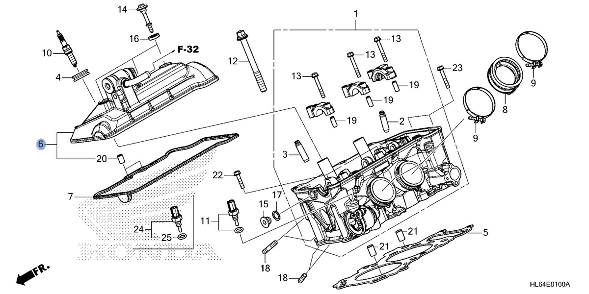 Honda OEM part 12300-HL6-AA0
