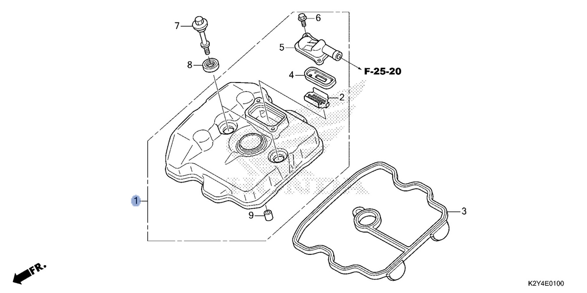 Honda OEM part 12300-K2Y-A00