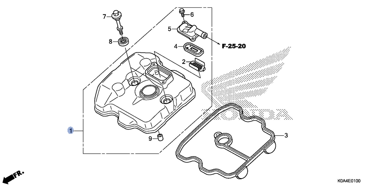 Honda OEM part 12300-KYJ-900