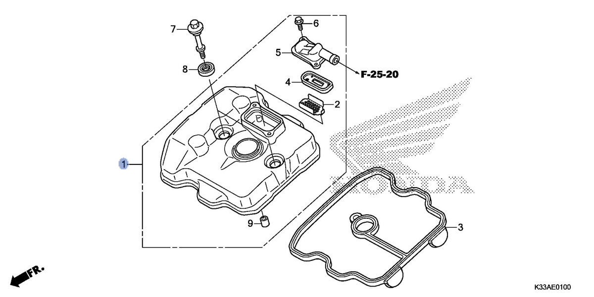Honda OEM part 12300-KZZ-900
