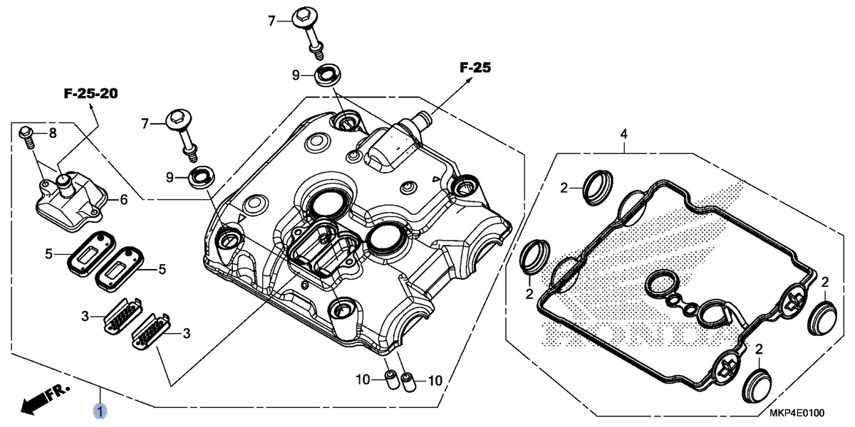 Honda OEM part 12300-MGZ-J00