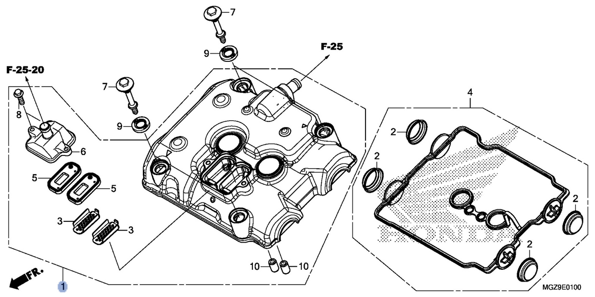 Honda OEM part 12300-MGZ-J80