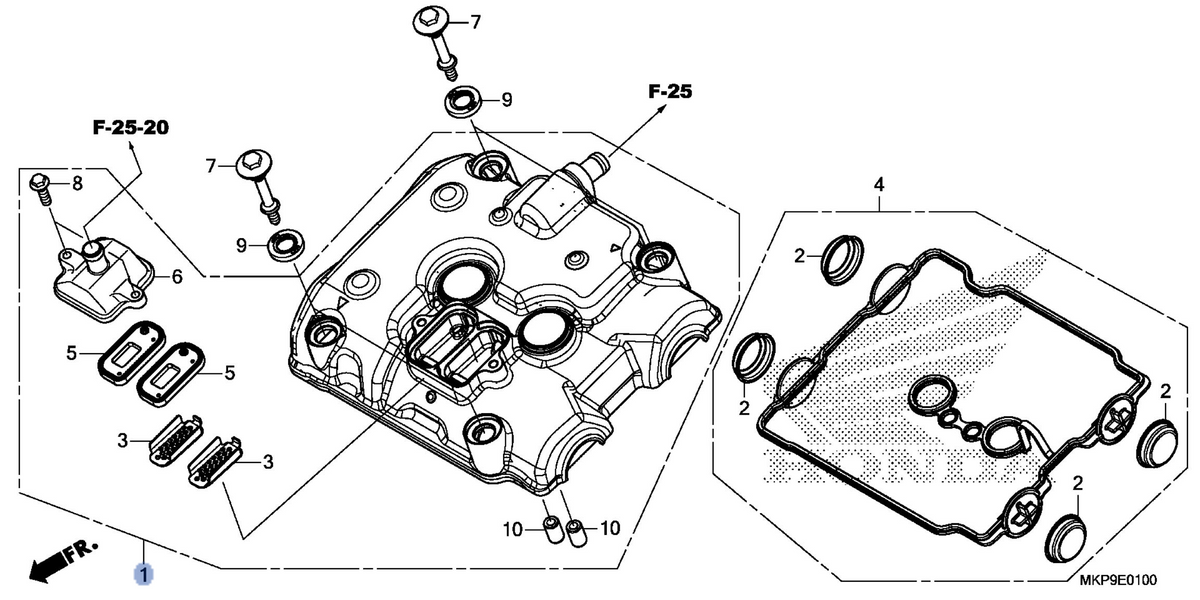 Honda OEM part 12300-MJW-J01