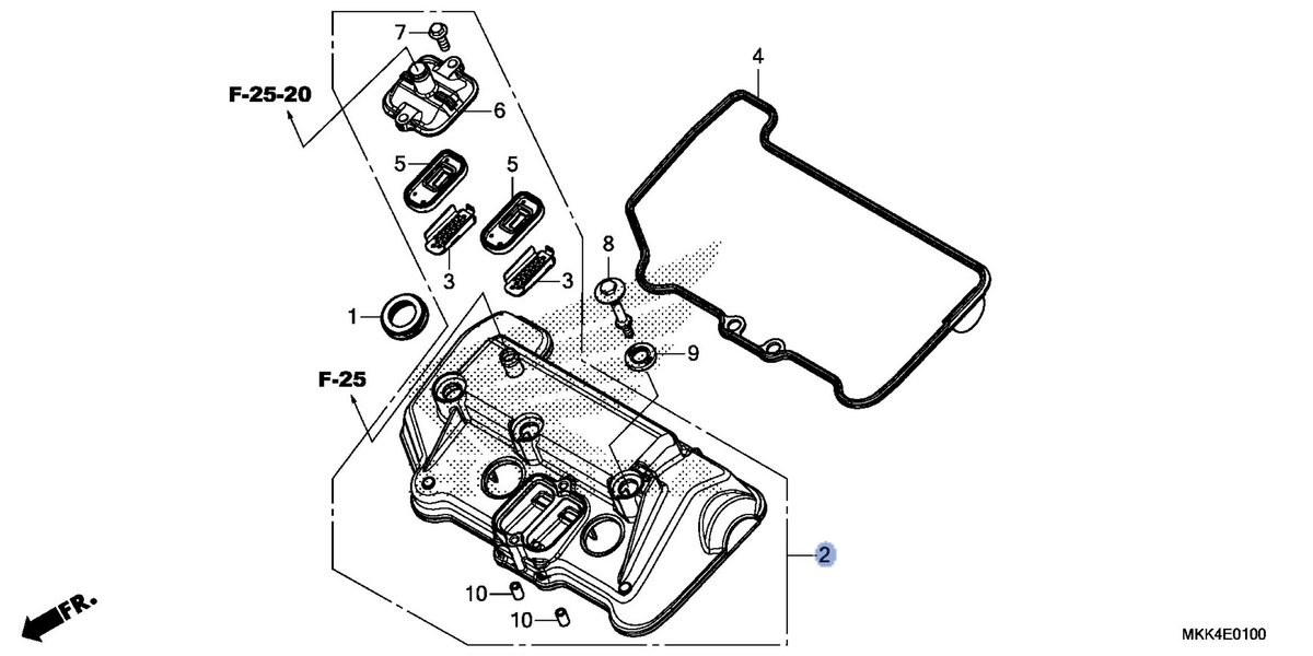Honda OEM part 12300-MKK-D00