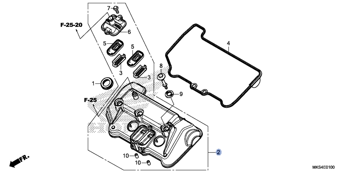 Honda OEM part 12300-MKS-E01