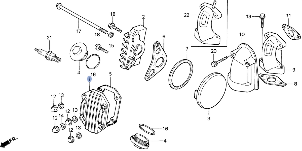 Honda OEM part 12301-GB6-911