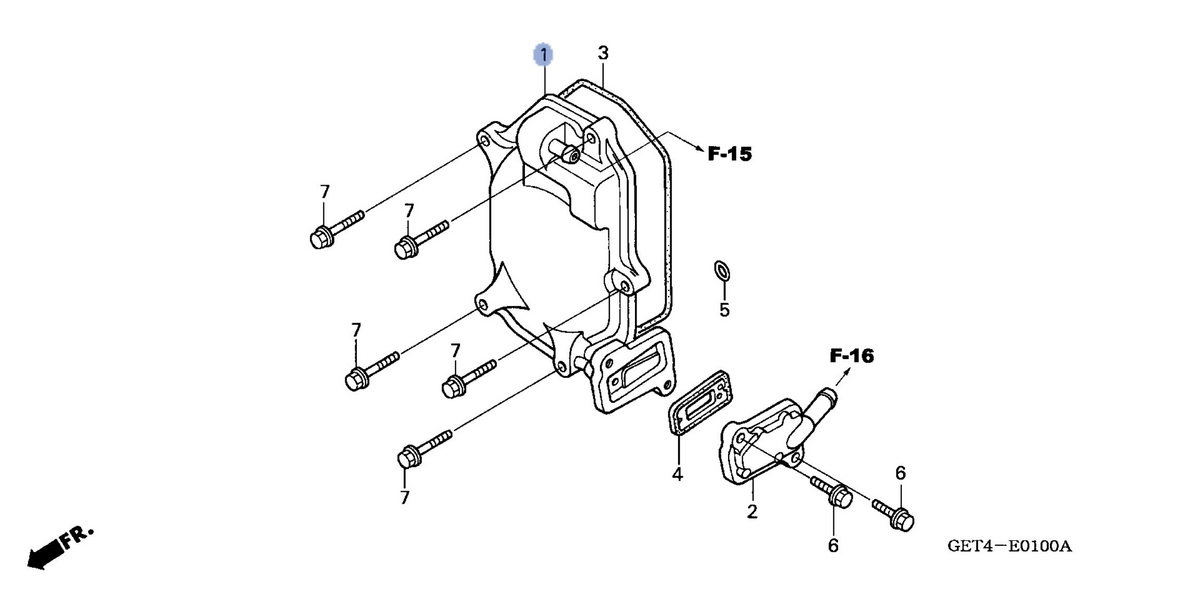 Honda OEM part 12310-GET-000