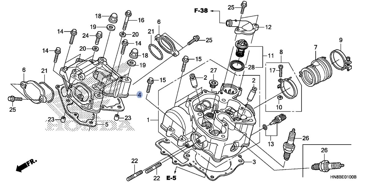 Honda OEM part 12310-HN8-000