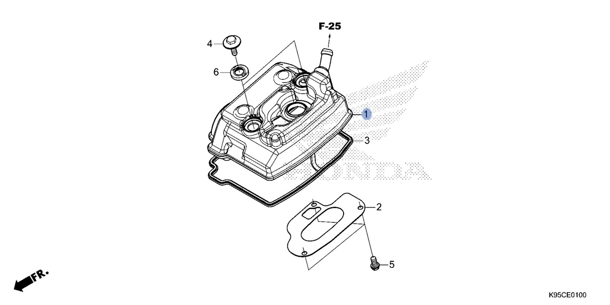 Honda OEM part 12310-K95-AJ0