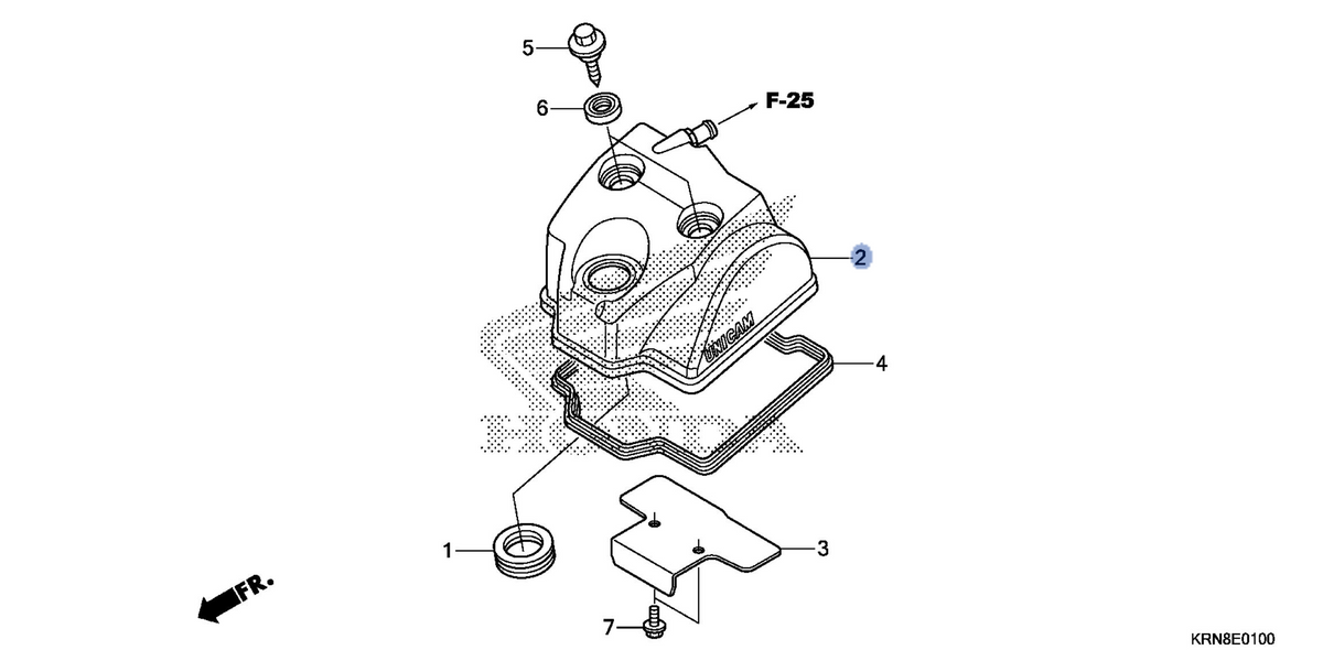 Honda OEM part 12310-KRN-A80