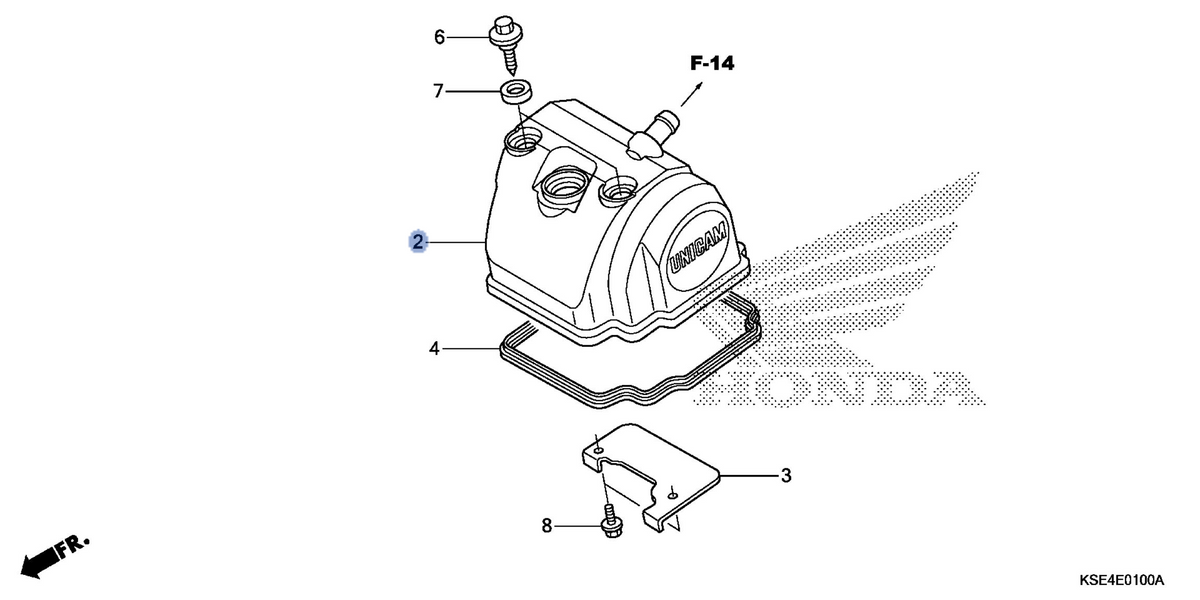 Honda OEM part 12310-KSE-670