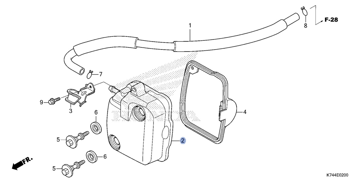 Honda OEM part 12310-KWP-H01