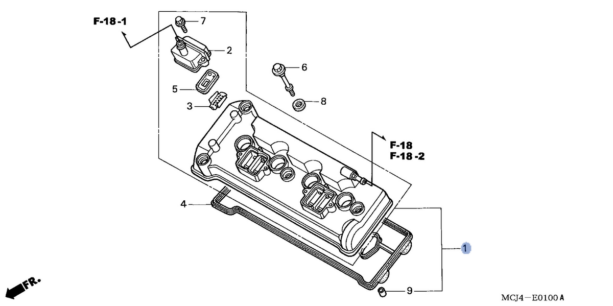 Honda OEM part 12310-MCJ-000