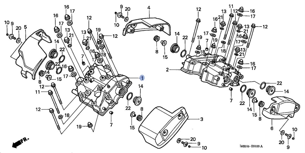Honda OEM part 12310-MCK-A01