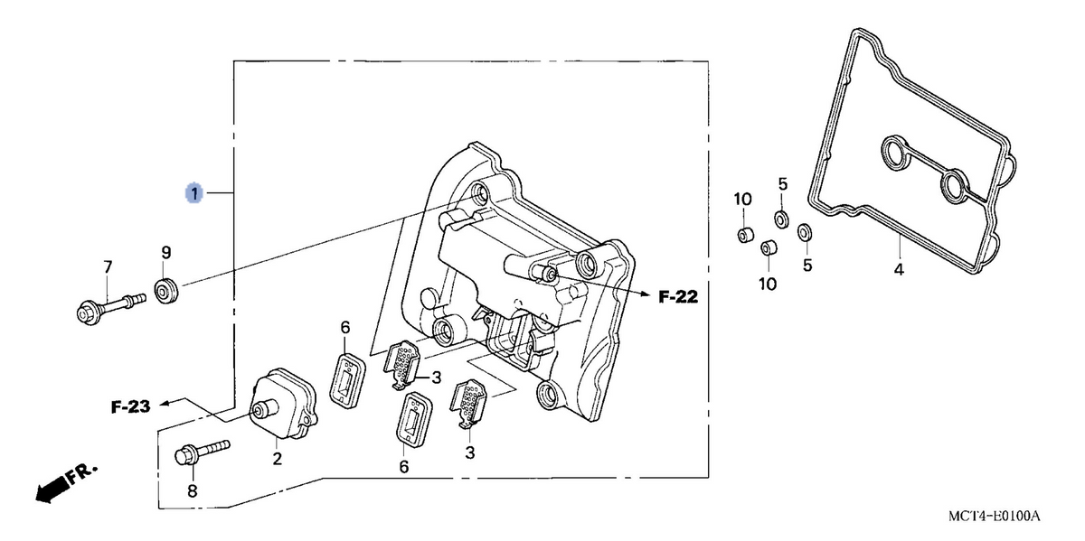 Honda OEM part 12310-MCT-020