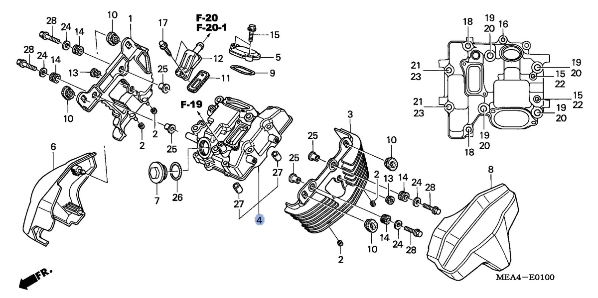 Honda OEM part 12310-MEA-670
