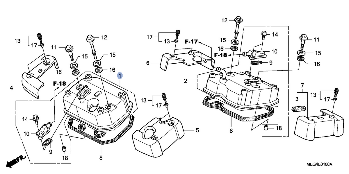 Honda OEM part 12310-MEG-000