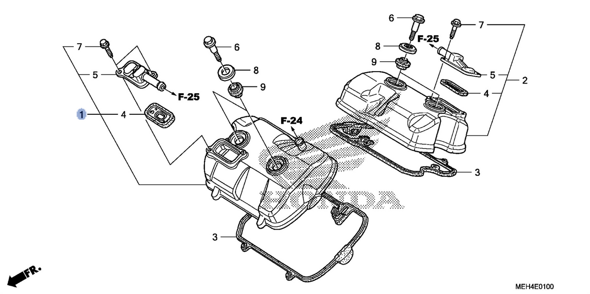 Honda OEM part 12310-MEH-000