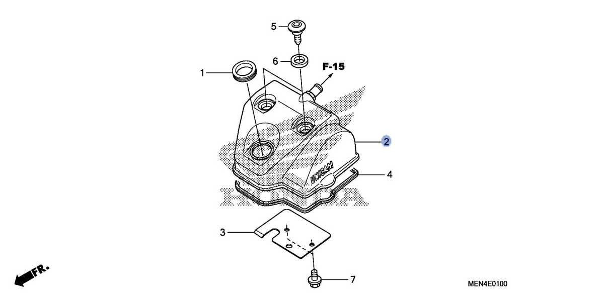 Honda OEM part 12310-MEN-A30