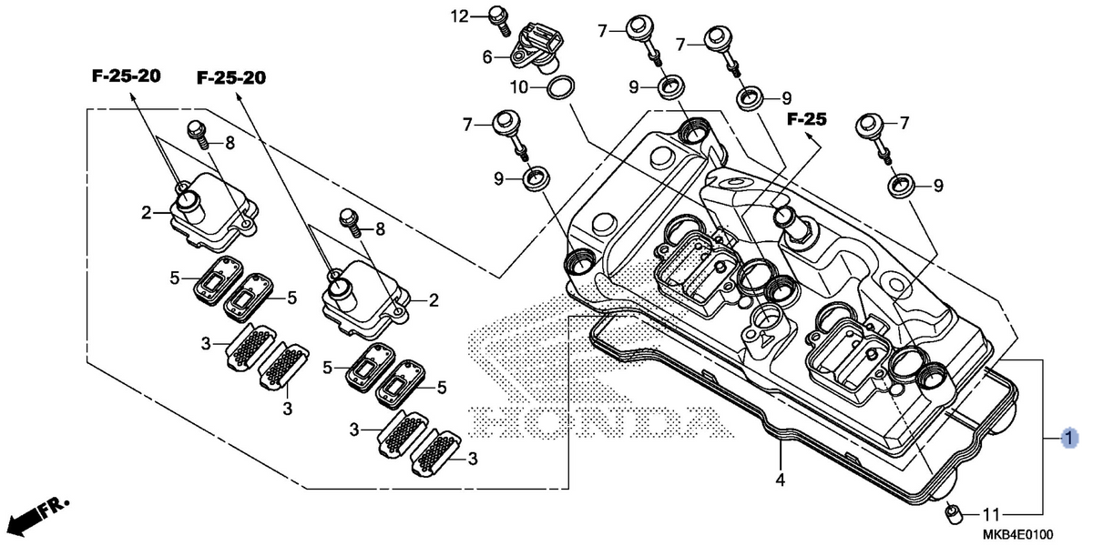 Honda OEM part 12310-MFL-020