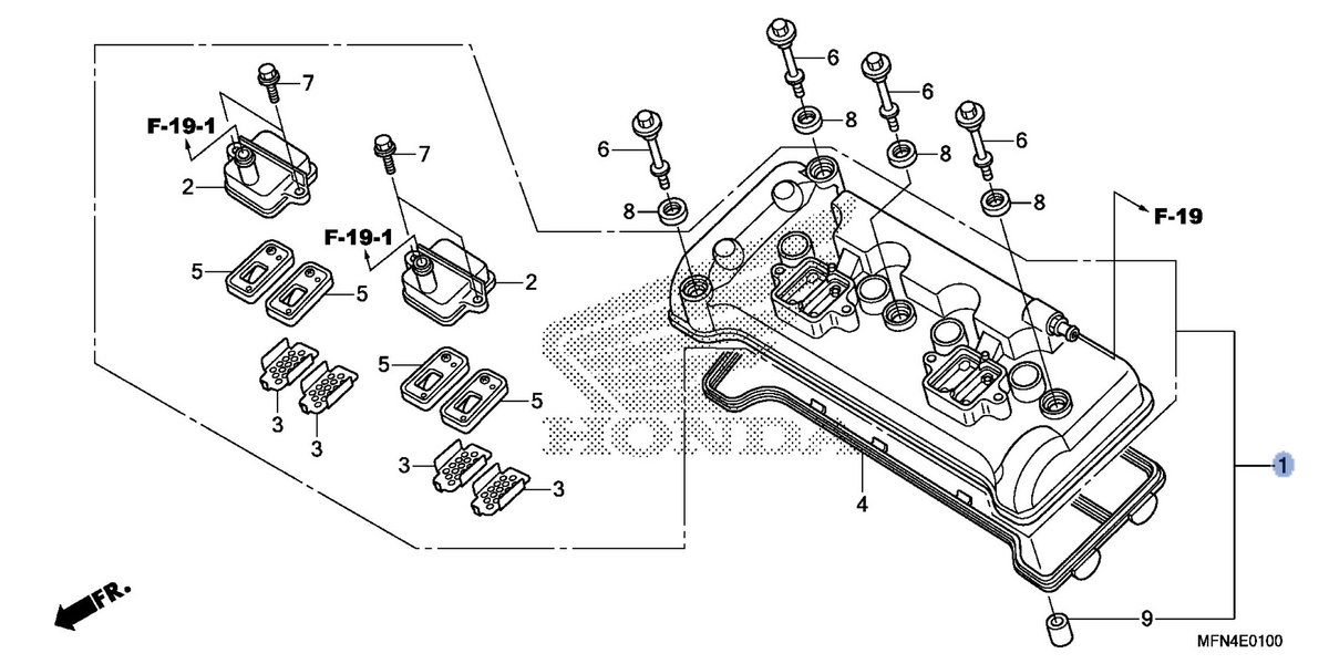 Honda OEM part 12310-MFN-D61