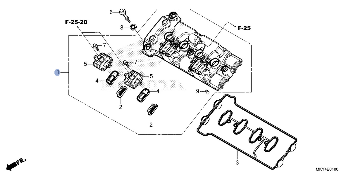 Honda OEM part 12310-MJE-D00