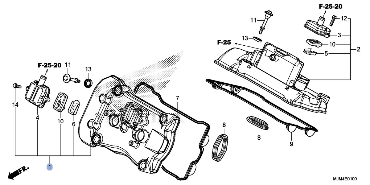Honda OEM part 12310-MJM-D00