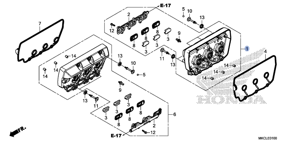 Honda OEM part 12310-MKC-A00