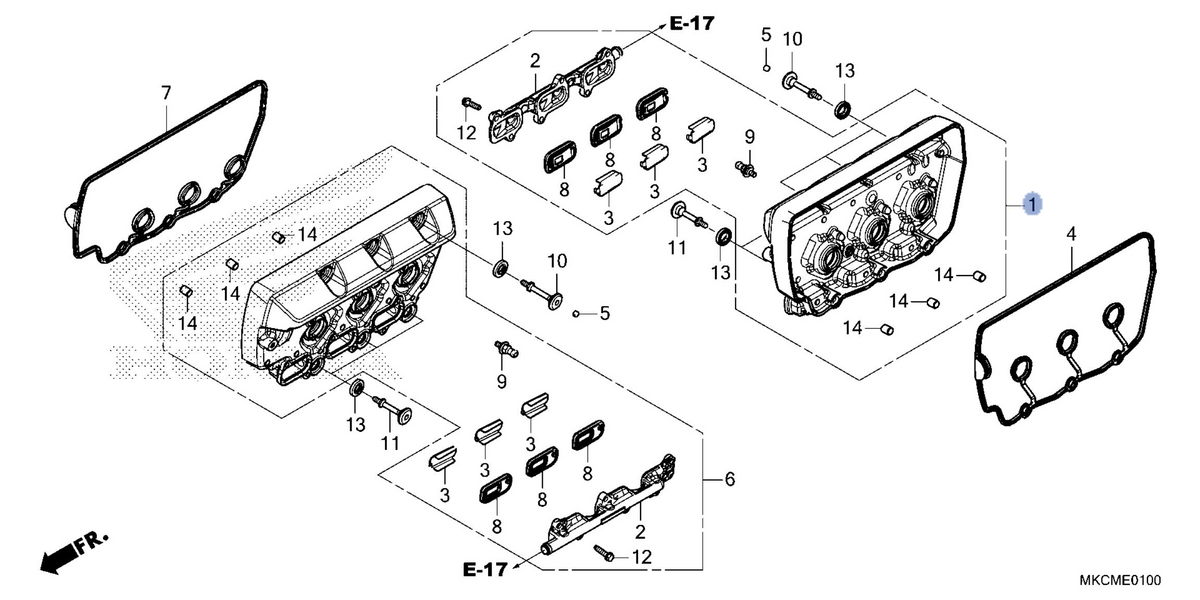 Honda OEM part 12310-MKC-L20