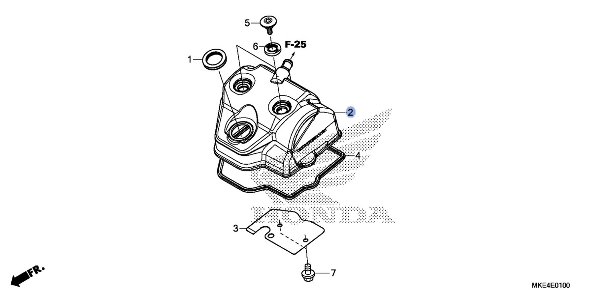 Honda OEM part 12310-MKE-A00