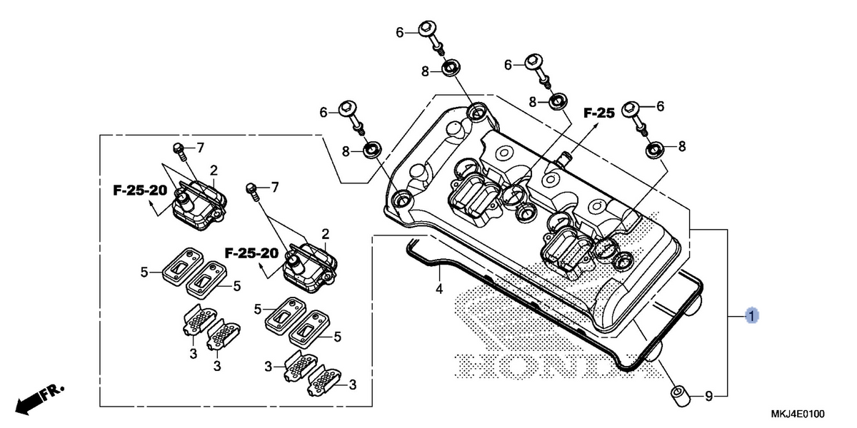 Honda OEM part 12310-MKJ-D00
