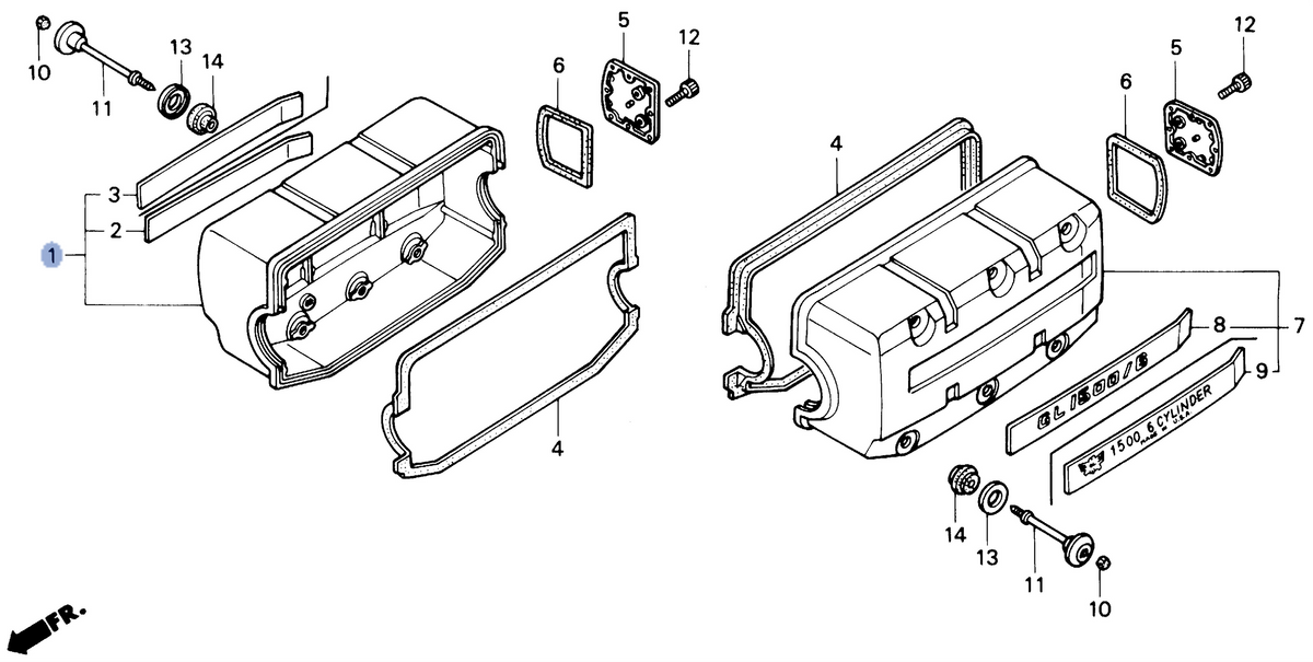 Honda OEM part 12310-MW5-770
