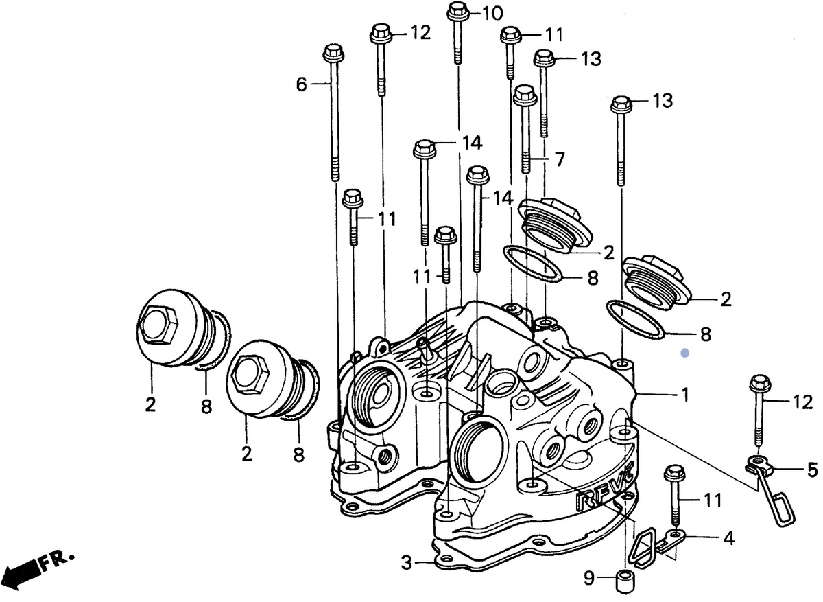 Honda OEM part 12310-MY6-671