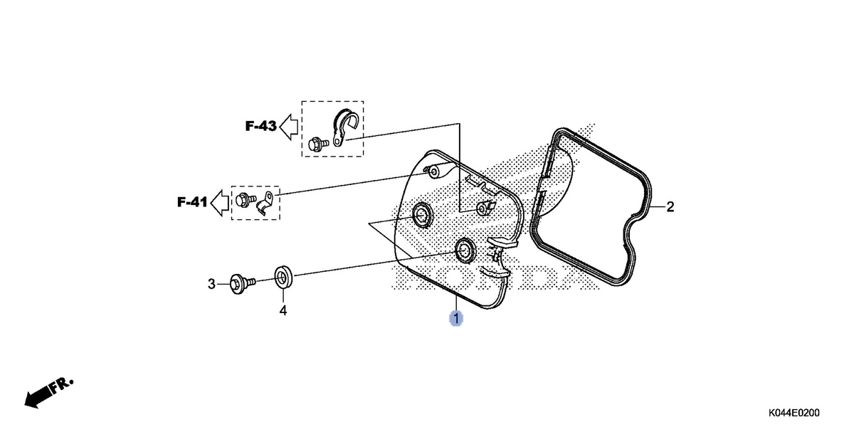 Honda OEM part 12311-K04-930