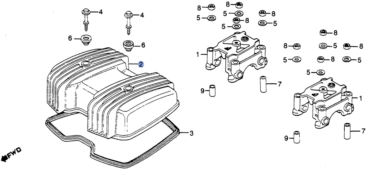 Honda OEM part 12311-KB4-700