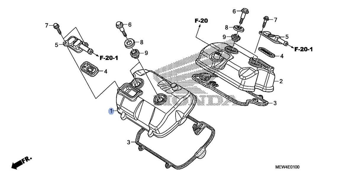 Honda OEM part 12311-MEW-920