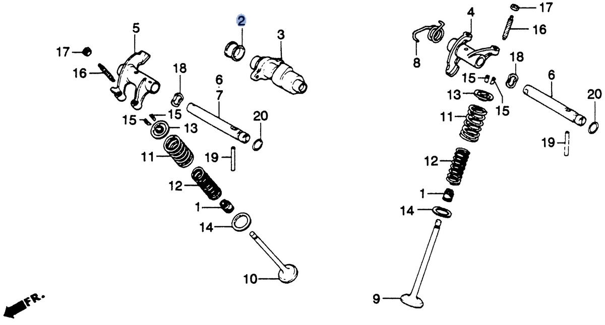 Honda OEM part 12312-428-000