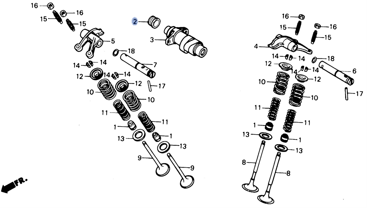Honda OEM part 12312-HA0-000