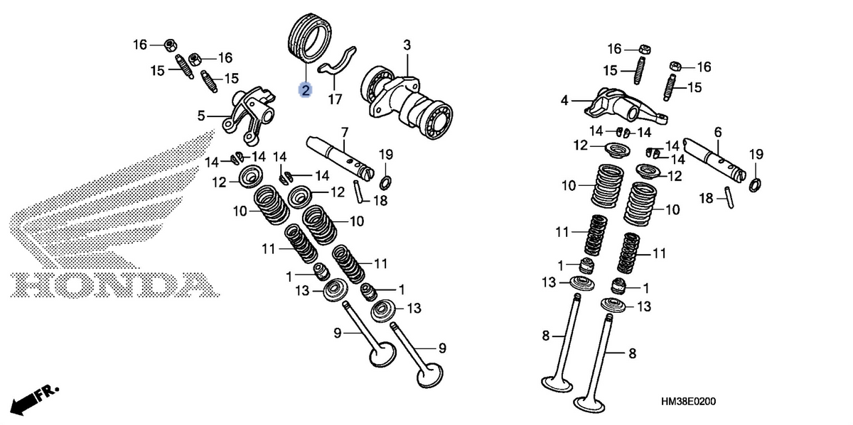 Honda OEM part 12312-HC0-000
