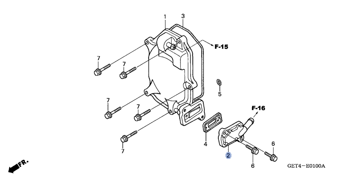 Honda OEM part 12315-GET-000
