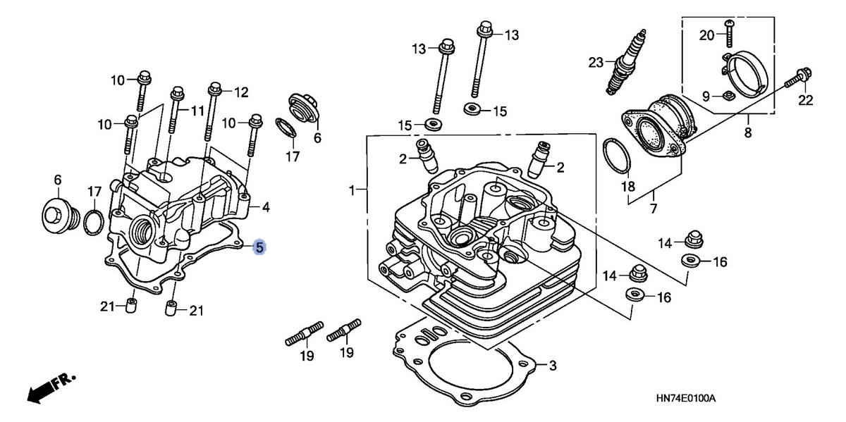 Honda OEM part 12315-HN7-000