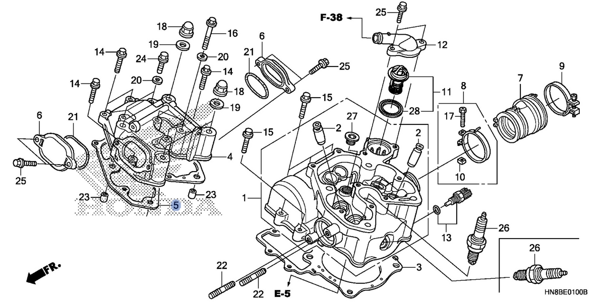 Honda OEM part 12315-HN8-000