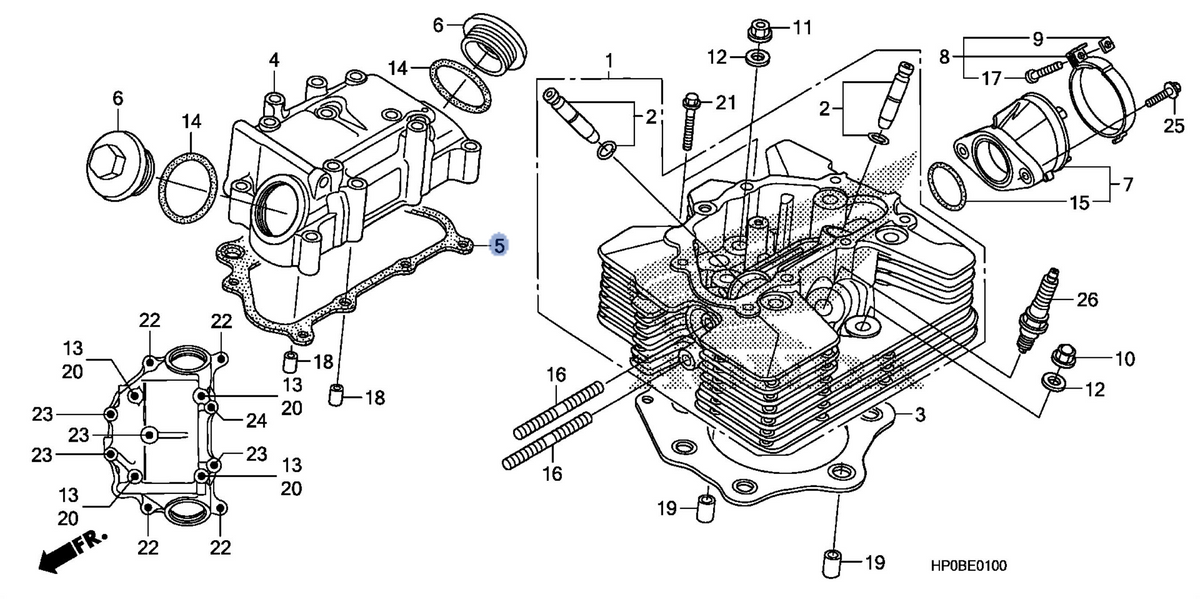Honda OEM part 12315-HP0-A00