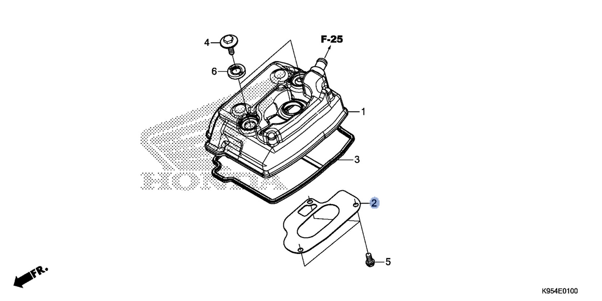 Honda OEM part 12316-K95-A20