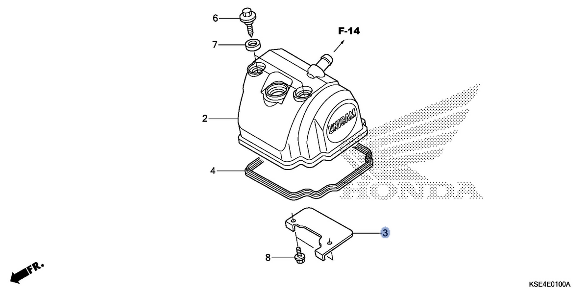 Honda OEM part 12316-KSE-670