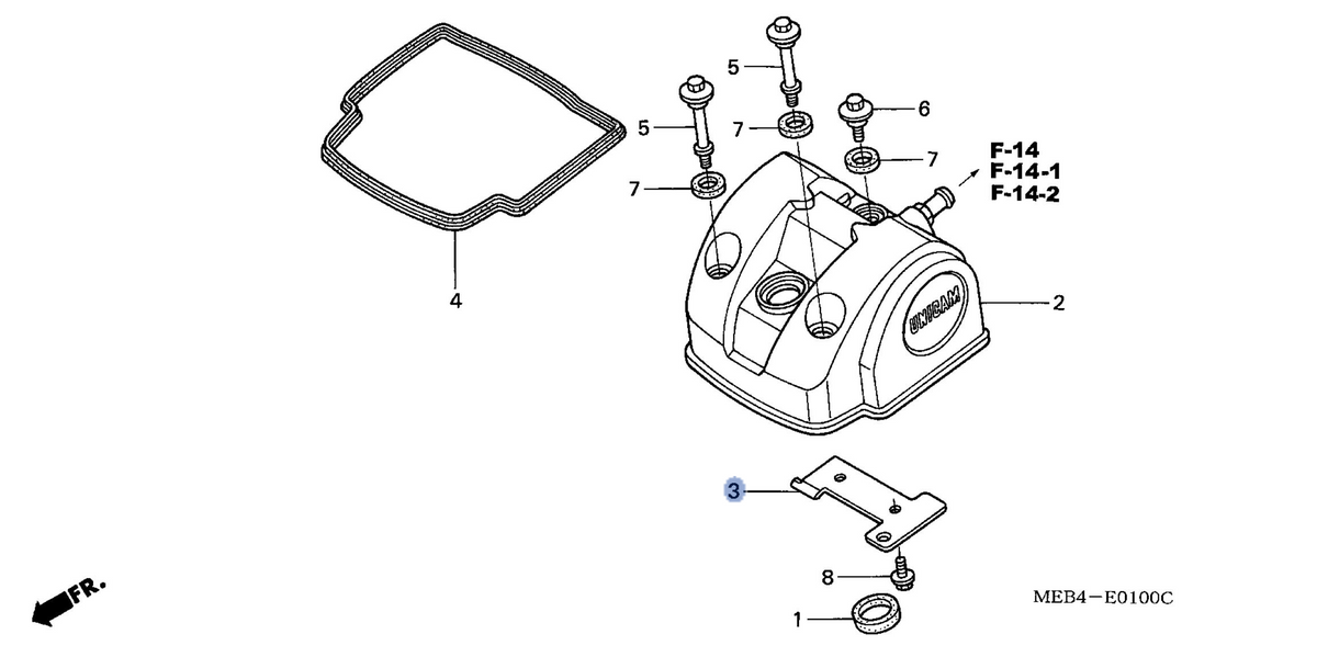 Honda OEM part 12316-MEN-730