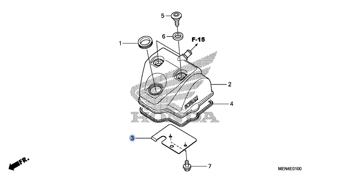 Honda OEM part 12316-MEN-A30